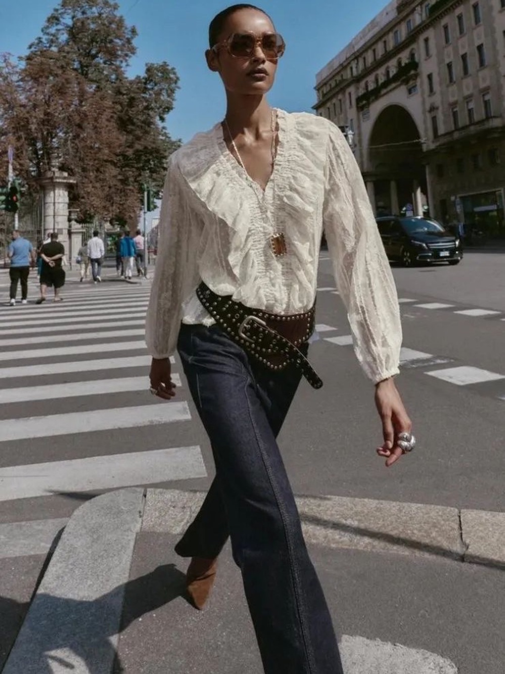 Zara Lace Blouse